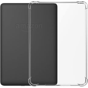 Diamond Case for Clear Kindle Oasis 3th/2th (2019/2017), [Non Yellowing] [Military Drop Protection But Not Bulky] Slim Fit Hard Kindle Case with Non-Slip TPU Bumper for 7" Kindle Oasis 3th Gen 2019