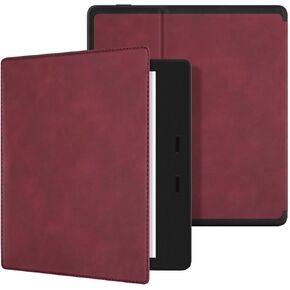 Ayotu Skin Touch Feeling Case for 7" All-New Kindle Oasis (10th Gen, 2019 Release & 9th Gen, 2017 Release), Waterproof Compact Soft Cover with Auto Wake/Sleep, Dark Gray