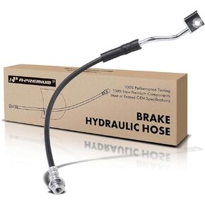 A-Premium Front Driver and Passenger Brake Hydraulic Hose Compatible with Ford Models - For F-150 1990-1996, For Bronco 1990-1992 - Replace# F4TZ2078C