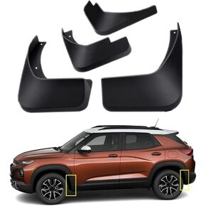Fit for 2024 Chevrolet Chevy Trailblazer 2021 2022 2023 Mud Flaps Kit Mud Splash Guard Front and Rear 4-PC Set