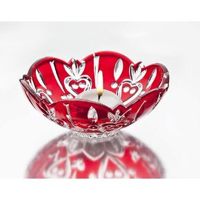 STUDIO SILVERSMITHS Crystal Candy Dish, Blue