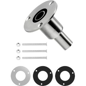 OCEANBROAD Stainless Steel 316 Thru Hull Exhaust, Fitting 24mm Hose Pipe Marine Exhaust Port for Webasto, Planar, Eberspacher, Chinese Diesel Parking heaters, with Bolts and Nuts