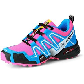 Breathable Hiking Shoes Women | Casual Walking Waterproof Shoes for Women | Comfortable & Light-Weight & Non-Slip | Women's Camping Shoes Walking Trekking Camping Tennis Sport Sneakers
