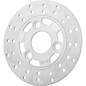 Qiilu 155mm Disc Brake Rotor for GY6 Scooter Moped Z50 Z50A Z50J DR11 Motorcycle 3 Bolt Pattern Brake Rotor Disc Plate Replacement Aluminum Alloy