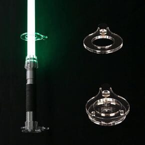 Lightsaber Stand Lightsaber Rack Wall Vertical Display Lightsaber Stand Light Saber Wall Mount Holder (Black 6 Holes)