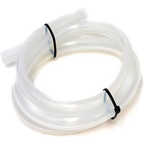 HPS HTSVH2-CLEARx10 Clear 10' Length High Temperature Silicone Vacuum Tubing Hose (60 psi Maxium Pressure, 5/64" ID)