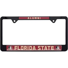 Florida State Alumni Black License Plate Frame