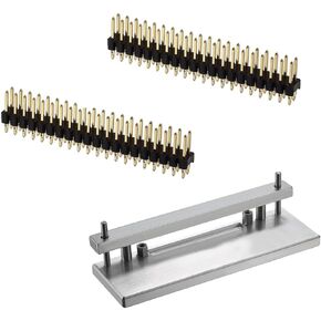 Vilros Heavy Duty Hammer-in Pin Header Install Rig for Raspberry Pi Zero with Two 40 Pin Headers-Easy Pin Header Installation Solution for a Raspberry Pi Zero-No Soldering Required