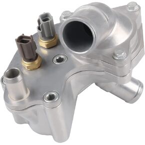 Aluminum Coolant Thermostat Housing Assembly Compatible with 1997-2001 Ford Explorer 1998-2001 Mercury Mountaineer 2001 Explorer Sport/Ranger Replacement for 902-204 YU3Z-8A586-AA 4.0L V6