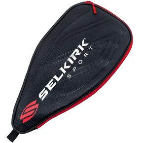 Selkirk Premium Pickleball Paddle Cover (Black/Red) | Durable Leather Pickleball Covers for Paddles | Premium Pickleball Accessories and Pickleball Equipment | Pickleball Case in Kuwait