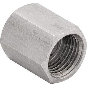 4LIFETIMELINES Stainless Steel Brake Line Union Fitting, 1/4 (7/16-24 Inverted), Bag of 10, Ensure a Secure Brake Line Connection, Corrosion Resistant Unions