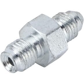 Brake Fitting Adapter, HAF01 3AN Male To 3/8‑24 Inverted Flare Adapter Fitting, for 3/16in Brake Line