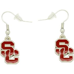 NCAA USC Trojans Team Logo Dangler Earrings