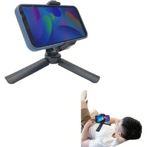 iPhone Desk Stand | Stream & Watch Movies in Bed | Fits Cellphones 2.3-3.4" Wide, (Black) in Kuwait