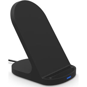YW YUWISS 15W Fast Wireless Charger Wireless Phone Charger Stand Compatible with Apple iPhone 14 13 12/12 Pro Max/ 11Pro/11Pro Max, Compatible with Samsung Galaxy S22 S21 S20 (Black)