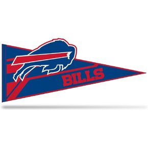 راية من اللباد الناعم على شكل كرة القدم NFL من Rico Industries - EZ للتعليق - ديكور المنزل (غرفة الألعاب، كهف الرجال، غرفة النوم)