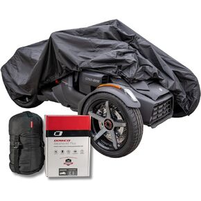 Dowco Indoor/Outdoor Motorcyle Cover Fits 2007 to 2019 Can-Am Spyder Models - Guardian WeatherAll Plus - Black [04583]