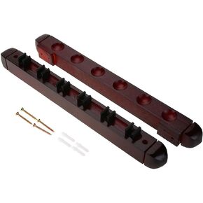 Pool Table Black Ball Location,Pool Cue Stick Holder,Wall Mount Wood Stained 6 Cues Billiard Wooden Pool Cue Rack Wall Mounted Stick Holder Billard Queue Halter Pool cue Rack Wall Mounted