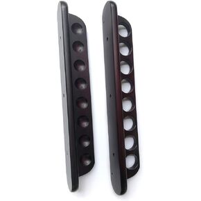 8 Pool Cue Rack, Wood Billiard Cue Rack Wall Mounted Pool Cue Rack Pool Cue Stick Holder for Pool Bars, Clubs & Billiard Players,