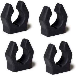 Longoni Billiard Pool Cue Rack Rubber Replacement Clips, Pack of 4