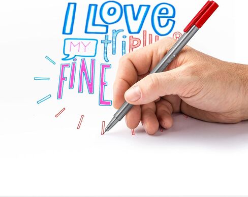 STAEDTLER triplus 0.3 mm 334 Fineliner Superfine Point Pen, Assorted Flamingo Colours, Pack of 6 in Saudi Arabia