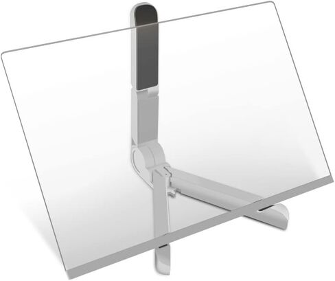 Acrylic Dry Erase White Board 12" x 8" Clear Desktop Whiteboard with Light Up Stand for Desk LED Letter Message Board with 7 Colors Pens in Saudi Arabia