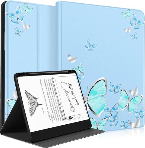 for Amazon Kindle Scribe Case Folio Cover 10.2 Inch for Women Girls Cute Fashion Design Girly Kawaii Quotes Active Pretty Teens Unique Aesthetic E-Book Cases for Kindle Scribe 10.2" in Saudi Arabia