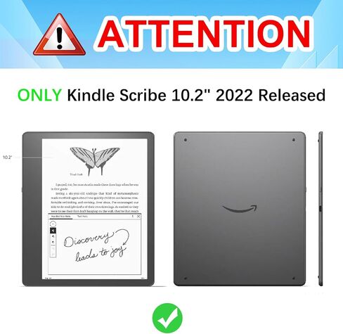 for Amazon Kindle Scribe Case Folio Cover 10.2 Inch for Women Girls Cute Fashion Design Girly Kawaii Quotes Active Pretty Teens Unique Aesthetic E-Book Cases for Kindle Scribe 10.2" in Saudi Arabia