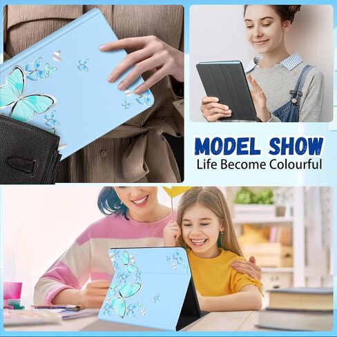 for Amazon Kindle Scribe Case Folio Cover 10.2 Inch for Women Girls Cute Fashion Design Girly Kawaii Quotes Active Pretty Teens Unique Aesthetic E-Book Cases for Kindle Scribe 10.2" in Saudi Arabia