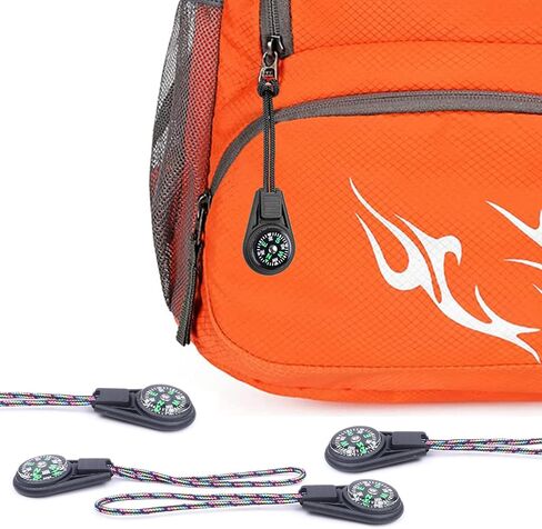 Mini Compass for Kids Compass Keychain，Button Compass Bulk Kit，Paracord Hiking Survival Small Compasses，Kids Scout Compass (5pcs Black) in Saudi Arabia