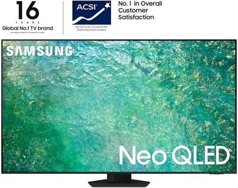 تلفزيون سامسونج QN65QN85CAFXZA 65 بوصة 4K Neo QLED الذكي مع Dolby Atmos مع حامل تلفزيون FIXED-MOUNT-43-90 لأجهزة التلفاز المتوافقة 43 بوصة - 90 بوصة ومجموعة تنظيف شاشة HDTV (2023) in Saudi Arabia