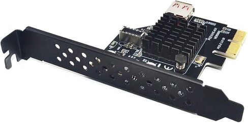 مقبس اللوحة الأمامية Cablecc USB 3.1 ومحول بطاقة USB 2.0 إلى PCI-E السريع للوحة الأم in Saudi Arabia