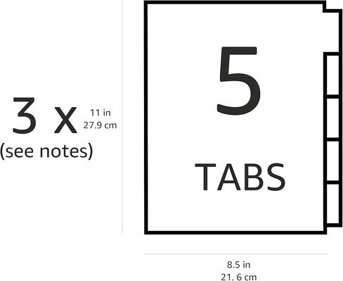 أمازون بيسيكس 3 فواصل حلقات مع 8 علامات تبويب، فواصل بلاستيكية، حزمة من 12 مجموعة (إجمالي 96 فواصل)، أخضر in Kuwait