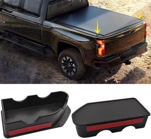 Bed Rail Stake Pocket Covers for GMC Sierra 1500, Chevy Silverado 1500 2019-2022 & Silverado, Sierra 2500, 3500HD 2020 2021 2022, Truck Tonneau Covers Stake Holes Caps Plugs (2PCS) in Saudi Arabia