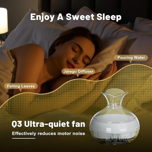 Essential Oil Diffusers for Home, 300ml Portable Small Aromatherapy Diffuser, Ultrasonic Diffusers for Essential Oils, Auto Shut-Off 4 Timers 15 Colors for Office Home (Yellow) in Kuwait