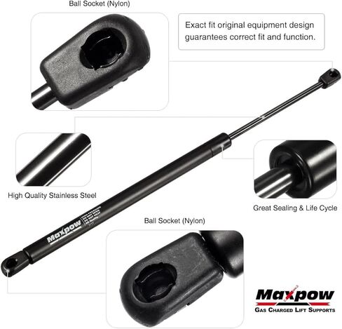 دعامات دعم رفع غطاء المحرك متوافقة مع F-250 F-350 F-450 F-550 Super Duty 1999-2007 / Excursion 2000 2001 2002 2003 2004 2005 دعامات زنبركية غازية لرفع غطاء المحرك الأمامي، 4339 SG304029 in Kuwait
