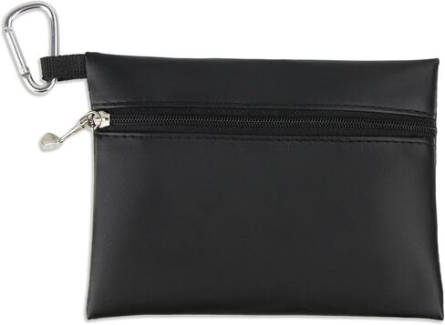 حقيبة تي شيرت جولف KOFULL، مقاس 5.91 × 4.45 بوصة بسحاب احترافي من البولي يوريثان، حقيبة حمل الكرة/حامل الكرة مع مشبك معدني، ملحقات حقيبة الجولف in Kuwait