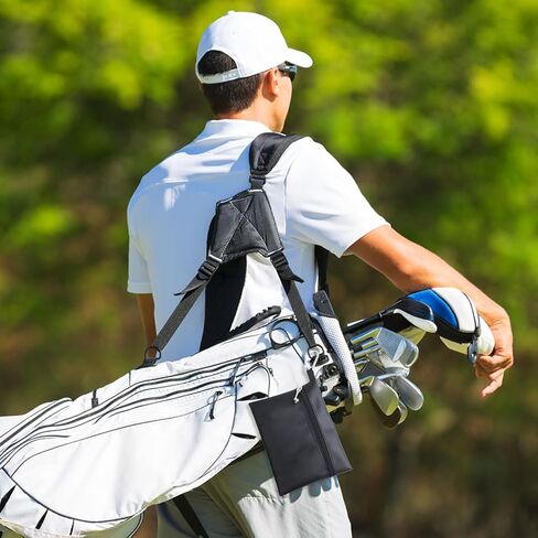 حقيبة تي شيرت جولف KOFULL، مقاس 5.91 × 4.45 بوصة بسحاب احترافي من البولي يوريثان، حقيبة حمل الكرة/حامل الكرة مع مشبك معدني، ملحقات حقيبة الجولف in Kuwait