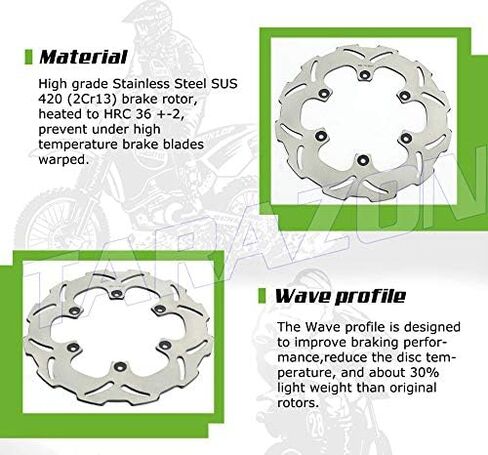 TARAZON Rear Brake Rotor Disc for Suzuki HAYABUSA GSXR 1300 1999-2007/SV650 S 99-02/ GSX600F GSX750F 1998-2006/GSF600 GSF1200 BANDIT 1995-2005 in Kuwait