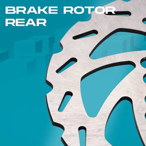ATV Brake Rotor Rear Disc with Bolts Compatible with Yamaha Raptor 700 700R YFM700R 2006-2023,YFZ450R 2009-2023,YFZ450 2006-2013,YFZ450X 2010-2011,1S3-2582W-20-00,1PE-F582W-00-00 in Saudi Arabia