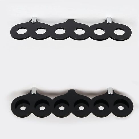 Lightsaber Stand Lightsaber Rack Wall Vertical Display Lightsaber Stand Light Saber Wall Mount Holder (Black 6 Holes) in Saudi Arabia