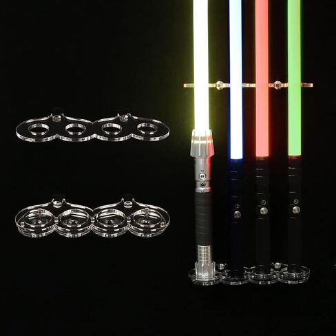 Lightsaber Stand Lightsaber Rack Wall Vertical Display Lightsaber Stand Light Saber Wall Mount Holder (Black 6 Holes) in Saudi Arabia