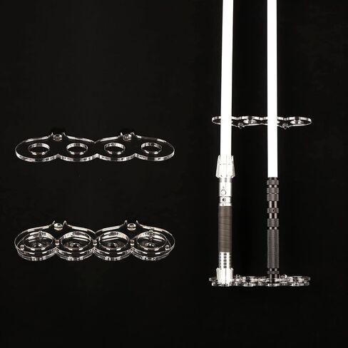 Lightsaber Stand Lightsaber Rack Wall Vertical Display Lightsaber Stand Light Saber Wall Mount Holder (Black 6 Holes) in Saudi Arabia