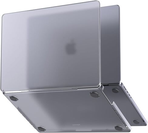 متوافق مع حافظة MacBook Pro 16 بوصة 2023-2021 M3 Pro/Max A2991 M2 A2780 M1 A2485 [يطابق اللون الأصلي بنسبة 100%] [رفيع علمي] غطاء حماية صلب للكمبيوتر المحمول - أسود شفاف in Saudi Arabia