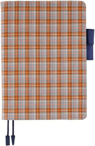 Hobonichi Techo Cousin Cover [A5 Cover Only] Shirt Fabric: Brownie Plaid Red in Saudi Arabia