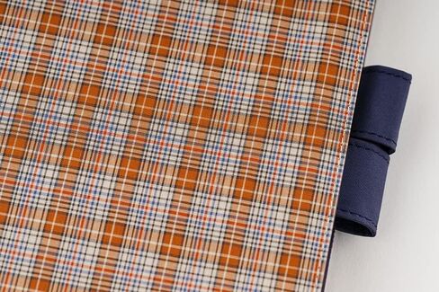 Hobonichi Techo Cousin Cover [A5 Cover Only] Shirt Fabric: Brownie Plaid Red in Saudi Arabia
