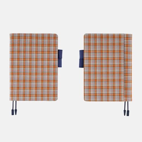 Hobonichi Techo Cousin Cover [A5 Cover Only] Shirt Fabric: Brownie Plaid Red in Saudi Arabia