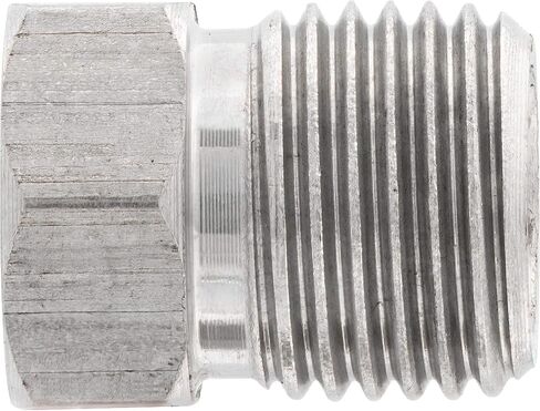 4LIFETIMELINES Stainless Steel Brake Line Tube Nut, 1/4 (7/16-24 Inverted), Bag of 10 in Saudi Arabia