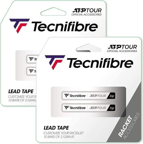 Tecnifibre Lead Balancer Tape for Tennis Racquets - ATP World Tour - 2 Packs - Total 20 Strips / 40 Grams in Saudi Arabia