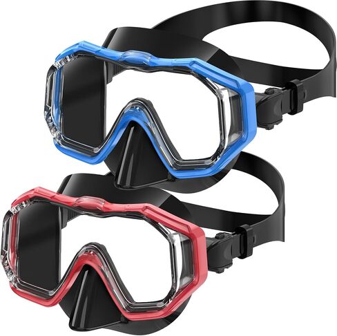 Bairuifu Kids Swim Goggles for Kids 4-16, Anti-Shattered Lens / Anti-Fog / 180° Panoramic View / Kids Swimming Goggles with Nose Cover in Saudi Arabia